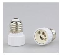 YSJJZRL E14/E27/B22/GU10/G24/E40 douille rallonge lampe ampoule douille rallonge support de lampe adaptateur (2 pièces,E27 à GU10)