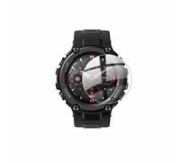 YSJJZRL Lot de 2 verres trempés compatibles avec la montre intelligente Amazfit T-Rex Pro en verre trempé ultra fin, anti-rayures, sans bulles