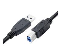 YSJJZRL USB 3.0 Cable A Male to B Male, Type A to B Male Compatible with Hard Disk Drive,Scanner,USB Hub,Monitor etc (0.5M)