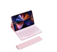 YSJX Housse de Clavier rétroéclairée Amovible, étui en Cuir PU et TPU Compatible avec Xiaomi Pad 6/6 Pro 11 Pouces(Pink+Keyboard)