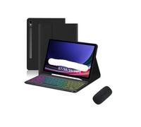 YSJX Housse de Protection for Clavier Amovible rétroéclairé RVB, adaptée à Samsung Galaxy Tab S7 11 Pouces T870/T875(Black+Keyboard+Mouse)