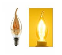 YSJX lighting, Ampoule LED E14 E27 Rétro LED Filament en spirale 4W 220V chaud 2200K jaune C35 A60 T45 ST64 T185 T225 G80 G95 G125 Vintage Edison Lamp(C35L E14)