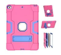 YSJX Silicone Anti Drop Shell, Protective Cover Suitable for iPad Pro 11 inch 2022/2021/2020 Universal(Rose Red+Blue)