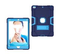 YSJX Silicone Anti Drop Shell, Protective Cover Suitable for iPad Pro 12.9 inch 2022/2021/2020 Universal(Dark Blue+Blue)