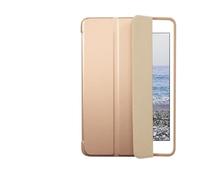 YSJX Triple Foldable Silicone Protective Cover, TPU+PU Leather Case Suitable for iPad 11th Gen (A16)/10th Generation -10.9 inch Universal(Golden)