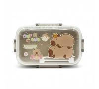 YskerrigToy Capybara Boîte Lunch, Lunch Box Set, Lunch Récipients de Conservation Alimentaire, Set Déjeuner Campus, Boîte à Goûter, Set de Déjeuner pour L'école