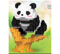 YskerrigToy Panda Blocs de Construction, Jouets de Construction Puzzle 3D Mini Blocs de Puzzles Animaux en Blocss de Constructions DIY BricksDIY Bricks Micro Briques Anniversaires Animalier