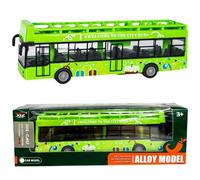 YskerrigToy Voitures de Jouet, Bus Jouet Voitures à Tirer Modèle de Bus Autobus Voiture Jouets Friction Véhicules Petite Voiture Ensemble de Véhicules Autobus Auto de Jeu Miniature pour Enfants(Vert)