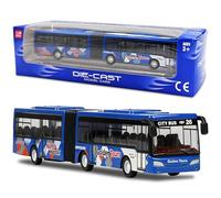 YskerrigToy Voitures de Jouet, Bus Jouet Voitures à Tirer Modèle de Bus Autobus Voiture Jouets Friction Véhicules Petite Voiture Ensemble de Véhicules Autobus Auto de Jeu Miniature pour Enfants(Bleu)