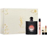 YSL Black Opium Giftset Edp Spray 90ml/Edp Spray 10ml/Rouge Mini Pur Couture Lipstick (Nu Muse)1,3g 101,3 ml