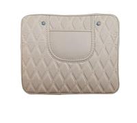 YSNFDN 2 Pièces Coussin Anti-Coup de Pied de Siège de Voiture pour Mercedes Benz Mercedes-EQ EQS 450+ 580, Anti-Saleté Dossier en Cuir Coussinets Anti-Coup de Pied Accessoire,C Beige