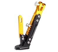 YSNFDN Béquille latérale de Moto pour Kawasaki Z 400 1974-2024, Alliage Support de Béquille de Jambe de Stationnement Réglabl, Béquille Latérale de Moto, Support Moto,C Gold