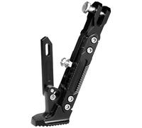 YSNFDN Béquille latérale de Moto pour Kawasaki Z 400 1974-2024, Alliage Support de Béquille de Jambe de Stationnement Réglabl, Béquille Latérale de Moto, Support Moto,A Black