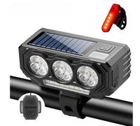 YSNFDN Lampe de Vélo pour Cube Aerial, Éclairage Avant et Arrière, Étanchéité, Rechargeable, Visibilité Haute, Sécuritaire pour Cyclisme Nocturne, Durable