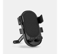 YSNFDN Support Téléphone Moto pour Harley Davidson Street Glide 2006-2024, Rotation à 360 Degrés Clip de Téléphone Réglable, Support de Téléphone Moto pour Guidon de Guidon,B Rearview Mirror