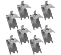 YSNOOWE 8 Pièces Clayette Frigo en Acier Clips de Support Flexibles