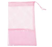 YSNOOWE Paquet à Chaussures de Danse en Maille Respirante Cordon, Paquet de Rangement pour Chaussures de Ballet Rose en Polyester, Léger et Anti-Odeur, pour Danseuses