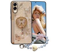 Ysnzaq Coque avec Support pour Samsung Galaxy S25 Edge 5G DLH Rose