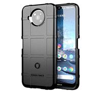 Ysnzaq Étui pour Nokia 8.3 5G, Antichoc 360 Degré Full Body Protection Ultra Slim TPU Robuste Coque pour Nokia 8.3 5G JSG Black.