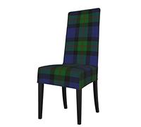 YsoLda Housse de Chaise, Housse de Chaise de Salle à Manger, Housse de Protection de siège Extensible pour Cuisine, Salle à Manger écossaise de Tartans