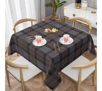 YsoLda Nappes, couvertures de Table lavables en Nappe de 137 cm pour la fête de la Salle à Manger de la Cuisine,Plaid Tartan Outlander Fraser