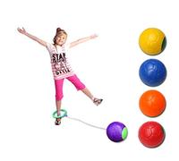 Ysoom Balles rebondissantes - Jouet imprimé - Ballon sauteur - Pour l'intérieur et l'extérieur - Équipement de fitness pour enfants