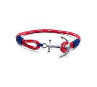 Ysora Tom Hope Pulsera TM00 Rojo Plateado Azul Unisexe, taille unique, Métal non précieux, No Gemstone