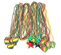 YSPPF Lot de 32 perles noires du mois de l'histoire américaine et africaine pour la journée de la liberté, fête du mois de juin, décoration cadeaux