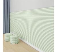 YSPZDQ Rembourrage Mural 3D Autocollant Anti-Collision, Facile à Assembler et Robuste, en Mousse NBR écologique, pour tête de lit, Salon et Chambre(Light Green,W 60 x L 200 cm)