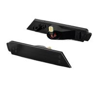 YSQIFBABD 2x Pour Chevy Pour Camaro 2010-2015 LED Avant Arrière Pare-chocs Feux De Position Latéraux Clignotants Lampes Ambre Rouge OEM # 92246252. Indicateur Rétroviseur(Front Amber)