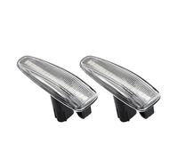 YSQIFBABD Clignotant Latéral Lot 2 Clignotants Dynamiques À LED Voiture Feux Gabarit Pour Mitsubishi Pour Lancer Pour Evolution Pour ASX Pour Mirage 2014+(BLANC)