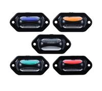 YSQIFBABD Clignotant Latéral Lot 4 Feux Latéraux Camion Double Couleur 12V/24V Universels Camion Voyant D'avertissement Voyant Sécurité Lampe Signalisation LED Voiture(Yellow and White)