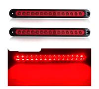 YSQIFBABD Clignotant Latéral Lot De 2 Feux Arrière LED Universels 12V 24V Remorque Camion Pick-up Clignotants Feux Stop Accessoires Camion Pour Scania(Rouge)