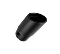 YSQIFBABD Extrémités Tuyau Embout d'échappement en Acier Inoxydable Noir Design en Forme de cœur Accessoire de Voiture Silencieux pour KIA Embouts D'éChappement(Black-10)