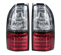 YSQIFBABD Feux Remorque Feu Arrière LED Pour Toyota Pour Prado Pour Land Pour Cruiser 90 1997-2002 Clignotant Avertissement Antibrouillard Feu arrière auto(Red White)