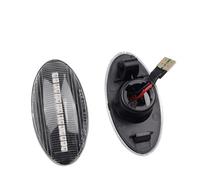 YSQIFBABD Lot De 2 Clignotants Latéraux À LED Dynamiques Pour Suzuki Pour Swift Pour Jimmy Pour Vitara Pour SX4 Répétiteurs Ambre Indicateur Rétroviseur(Crystal B)