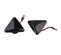 YSQIFBABD Lot De 2 Clignotants Latéraux Dynamiques À LED Pour Mitsubishi Pour Colt CZC CZ3 Z23 Z24 Z25 Z33 Z34 Z3, Clignotants Séquentiels Indicateur Rétroviseur(Dynamic Smoked)