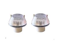 YSQIFBABD Lot De 2 Feux Clignotants LED E12 Pour Camion Pour MAN Pour TGA Pour TGX TGS 81253206115 81253206117, Feux Latéraux Blancs Ambrés Indicateur Rétroviseur(2pcs white case)