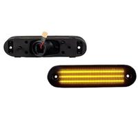 YSQIFBABD Lot De 2 Feux De Position Latéraux À LED Pour Mazda Pour Miata MX-5 1990-2005, Double Rangée, Feux De Stop, Feux De Stop, Avant Et Arrière Indicateur Rétroviseur(2x Front Amber)