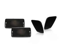 YSQIFBABD Pour Jeep Pour Wrangler TJ 1997-2006, Coques De Protection Pour Clignotants Et Feux De Position Avant, Sans Ampoule Ni Douille Indicateur Rétroviseur(4pcs smoked lens)