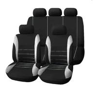 YSQOFDNFD Accessoires Interieur pour Jeep pour Wrangler pour JK/JL/TJ/YJ 1987-2021 Housses De Siège Protection Automatique Étanche Protection ImperméAble Cuir(Grey)