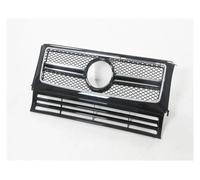 YSQOFDNFD Calandre Calandre Avant pour Mercedes pour Benz Classe G W463 Wagon G550 G500 G350 G55 G63 pour AMG 1990-2018 Grille de Pare-Chocs Front Grille(Noir)