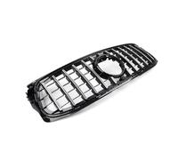 YSQOFDNFD Calandre Grille Pare-Choc Avant Style GTR pour Mercedes pour Benz Classe GLB X247 GLB250 2020 2021 2022 Version Deluxe Uniquement Front Grille(Chrome)