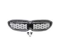 YSQOFDNFD Calandre pour BMW G20 Série 3 G20 G21 G28 2019-2022 Pare-Chocs Avant Capot Calandre Grilles de Course Black Diamond Meteor Style Front Grille(B)