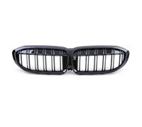 YSQOFDNFD Calandre pour BMW G20 Série 3 G20 G21 G28 2019-2022 Pare-Chocs Avant Capot Calandre Grilles de Course Black Diamond Meteor Style Front Grille(A)
