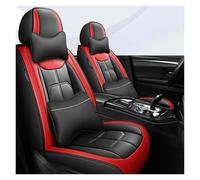 YSQOFDNFD Housse Siège Voiture Housse Siège Auto Universelle pour Citroen C4 Citroen Picasso C3 C5 C6 DS4 DS5 DS6 DS7 Accessoires Auto Intérieur Tous Modèles Couverture De Siège(Black Red Luxury)