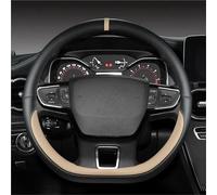 YSQOFDNFD Housse Volant Voiture Housse Volant Type D pour Citroen C3 II III 2009-2020 pour C3 pour AIRCROSS 2017-2021 pour Berlingo 3 C4 pour Picasso 2 Couvre de Volant(Beige)