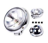 YSQOFDNFD Phare Moto LED Phare De Moto 12V Feu De Circulation Chromé pour Steed pour VLX 400 pour Shadow 600 pour Magna 250 Moto Phare Avant Lampe