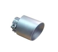 YSQOFDNFD Tuyau D'Échappement Voiture Système D'échappement Universel en Acier Inoxydable Entrée 63mm, Sortie 89mm Longueur 170mm Embout D'échappement pour Voiture 1 Pièce Car Tail Throat