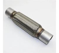 YSQOFDNFD Tuyau D'échappement Voiture Tube Flexible Tressé Acier Inoxydable pour Tuyau D'échappement Voiture 51Mm X 300Mm 63Mm X 300Mm Tuyaux d'échappement(63mm)